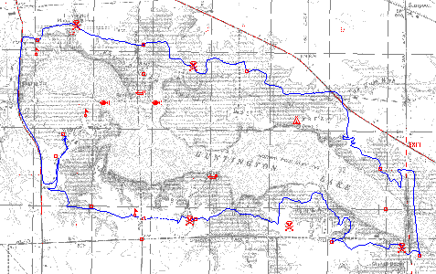 Huntington Reservoir MTB Trail